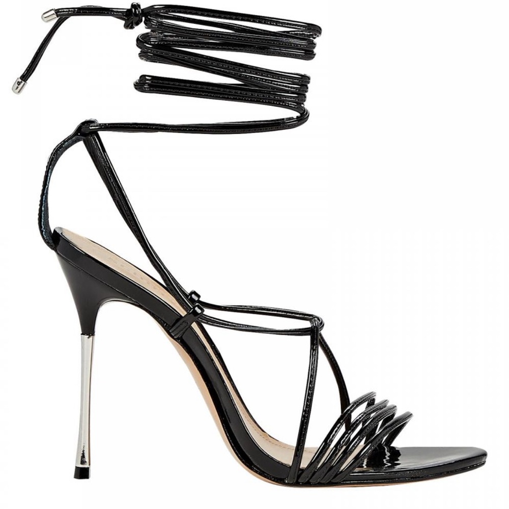 Black schutz heels